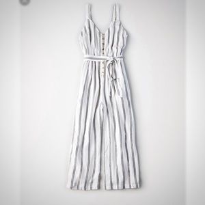 striped jumpsuit American eagle